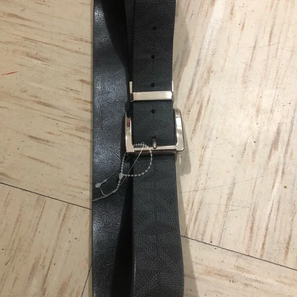 Michael Kors BLACK Logo  Belt, US Medium - Picture 5 of 7